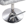 Crushed Velvet Bar Stools Gas Lift Breakfast Barstool Swivel Chairs Kitchen Pub