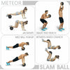 5KG Slam Ball No Bounce Easy Grip Fitness Bootcamp Crossfit Boxing Strength Gym