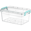Clear Plastic Storage Box Lid Clip Locking Office Home Kitchen Food Container