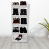 5/6/7/8 Tiers Shoe Rack Storage Shelf Corner Shoes Cabinet Organiser Unit Wood