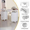 Wooden Manicure Nail Art Beauty Salon Table Desk with Extractor Dust Collector