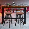 Vintage Bar Stool Metal Wooden Industrial Retro Seat Kitchen Pub Counter