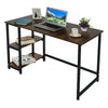 120cm Computer Desk PC Table Laptop Corner Bookshelf Writing Office Unit #