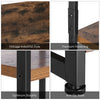 Bookcase 5-Tier Bookshelf Freestanding Display Stand Wood Storage Shelving Unit