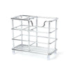 Stainless Steel Bathroom Toothbrush Holder Metal Toothpaste Stand Storage Rack