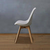 Eiffel Dining Chair Computer Desk Seat Wooden Legs For Home Office Room Study