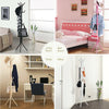 175cm Coat Stand Garment Rack Metal 12 Hooks Clothes Rail Hat Umbrella Hanger UK