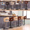 2Pcs Breakfast Bar Stools Broadway Vintage High Seat Chair Home Kitchen Pub UK