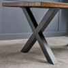 2 X Heavy Duty Wide X Shape Table Legs Dining Coffee Bench Desk Leg Cross Design