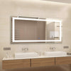 LED Illuminated Light Bathroom Mirror Touch Screen Anti-Fog Home 120 x 60 x40 cm