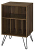 Concord Turntable Stand Cabinet Unit & Vinyl Storage White Walnut Oak