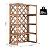 3-Tier Wooden Flower Stand Plant Holder Shelf Display Rack