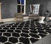 Shaggy Rug GEOMETRIC Soft Fluffy Pile Large Living Room Floor Bedroom Carpet Mat