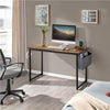 Computer Desk Wood Writing Desk Gaming Desk with Storage for Home Office Study