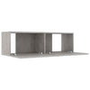 TV Cabinet TV Stand Unit Wall Mounted Floating Cupboard 2 Compartments Furniture