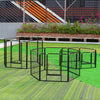 Pet Dog Pen 6 Panel Foldable Puppy Rabbit Playpen Run Crate Cage Enclosure Fence