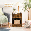 Set of 2 Nightstand Modern Sofa Side Table Bedroom End Table Cabinet W/ Drawer