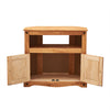 Corona TV Unit Corner Media Cabinet Stand 2 Door Solid Pine Mexican Style