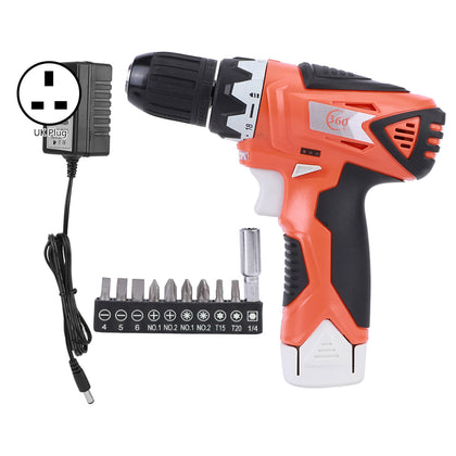 12V Electric Screwdriver Kit Multifunctional Portable Cordless Screwdriver