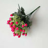 36 Heads Artificial Silk Flowers Bunch Wedding Home Grave Outdoor Bouquet UK
