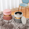 Stunning Velvet Storage Stool Bedroom Ottoman Pouffe Footstool With Tassel Trim