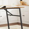 Industrial Dining Table Vintage Retro Furniture Rustic Metal Kitchen Breakfast
