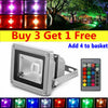 LED Floodlight Outside Light 10W Security Flood Lights Dimmable IP65 Outdoor UK