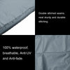 2 Bow Bimini Top Grey 160cm Water Resistant Boat Canopy Canvas Cover Anti-UV
