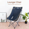 Folding Camping Chair Portable Outdoor Picnic Beach Sun lounger with Side Pocket