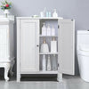 Living Room Kitchen Storage Cupboard Wooden Cabinet 3 Shelves Bathroom Unit UK