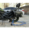 Motorcycle Motorbike Front fork & Rear Wheel Vee Paddock Stand Set for Bobbins