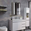 LED Bathroom Mirror Cabinet With Shaver Socket Storage/Demister/Sensor Switch UK