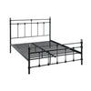 BAYFORD TRADITIONAL METAL BED FRAME - BLACK-BRASS-WHITE - SINGLE TO KING SIZE