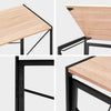 Folding Computer Desk No-Assembly Study Desk Writing Table Home Office Miami