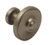 KNOB or CUP HANDLES PEWTER FINISH FOR KITCHEN CABINET DOORS & DRAWERS