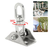 360° Hammock Chair Hanging Ceiling Mount Spring Snap Swivel Hooks Hardware UK