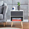 Modern Bedside Side End Table Nightstand Storage Unit Drawer Bedroom Living Room