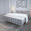 Modern Wooden Slatted Bed Frame 4ft6 5ft Double/ King Size Bedstead Adult Kids