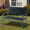 Outsunny 2 Seater Garden Bench Outdoor Porch Furniture Patio Love Seat Chair