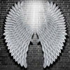 UK 40'' Large Rustic Angel Wing Wall Mount Hanging Art Home Bedroom Living Decor