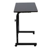 Adjustable Over bed Laptop Portable Bed Side Desk Stand Table With Wheels