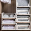 Stackable Clothes Storage Drawer Basket Plastic Wardrobe Closet Organizer Rack