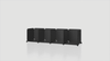 Mondeer 12 Cube Plastic Wardrobe Clothes Organizer Storage Cabinet Closet Grey
