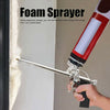 Professional PU Expanding Foam Gun Applicator Application Easy Cleaner Chrome UK
