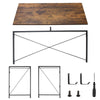 Folding Computer Desk Office Desk Wooden Foldable Study Table Laptop Home Office