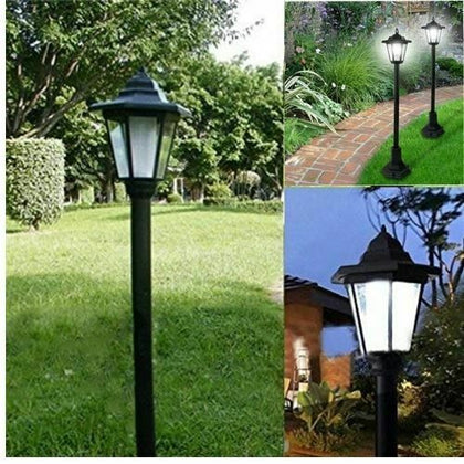 2x Garden Light Outdoor Led Lamp Solar Lights Post Lighting Powered Lantern Path
