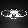 Cool White Square/Ring LED Ceiling Light Chandelier Lights Living Dining Room
