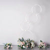 1.8m Tall Metal Hoops Pillar Stand Wedding Backdrop Arch Wreath Floral Display