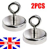 2Pack Heavy Duty Clamping Magnet Hook and Eyebolt Neodymium Strong Magnet Hooks