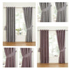 Luxury Sara Chenille Velour Lined Eyelet Curtains - Reduced To Clear